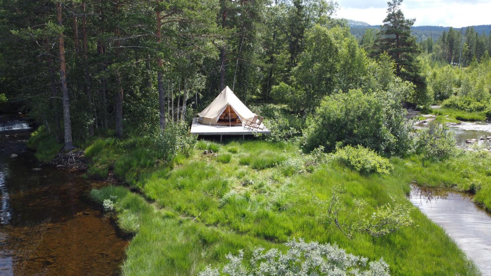 Fossumsanden Camping Og Hytter Fyresdal Екстер'єр фото